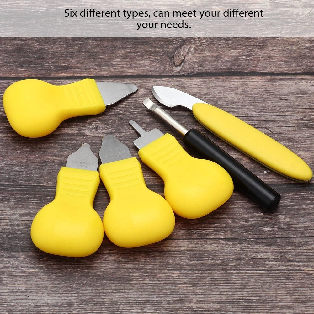7Pack Watch Back Case Opener Rear Cover Pry Blade Remover Watchmaker Repair Tool