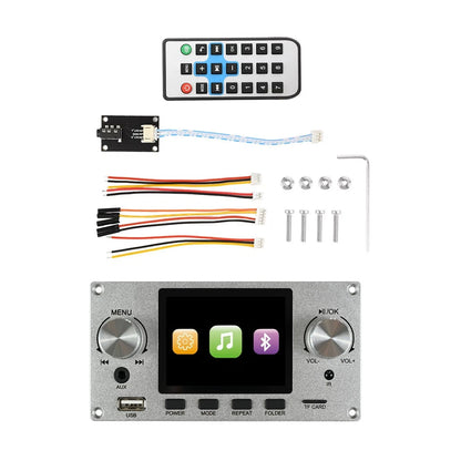 1set 2.8" Screen Decoder Board Bluetooth MP3 TF USB Aux IR Audio Module