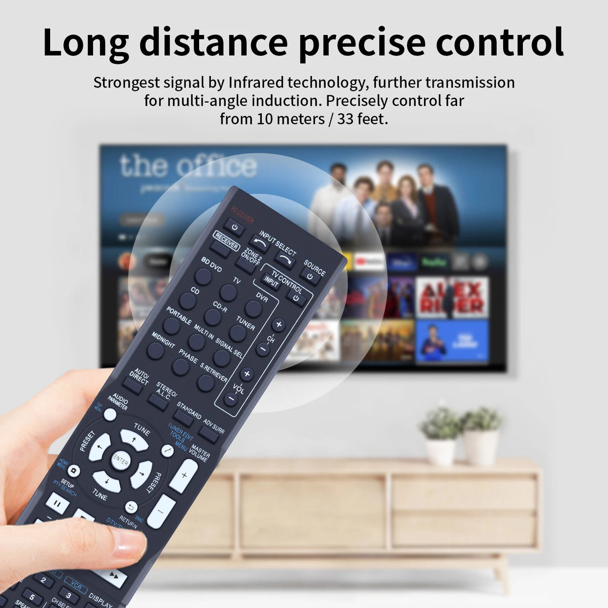 AXD7565 For Pioneer AV Receiver Remote Control VSX-520-K VSX-921-K VSX-821