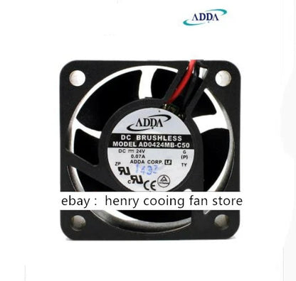 ADDA fan AD0424MB-C50 DC 24V 0.07A 40*40*20mm 2pin 6900RPM Inverter cooling fan