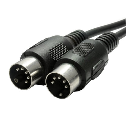Zero-Delay 4pcs MIDI 5-pin Male to Male Connector Plastic Shell Electronic Piano
