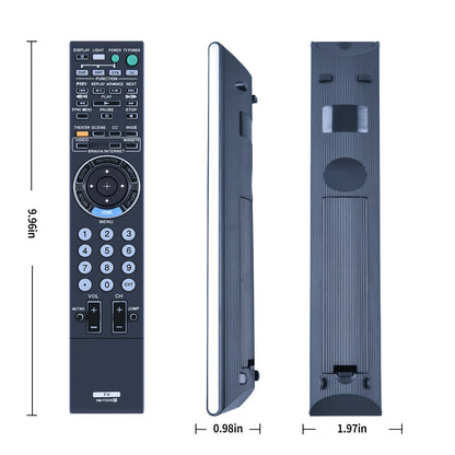 RM-YD029 Remote Control For Sony Bra TV KDL46Z5100 KDL52XBR10 KDL46XBR10