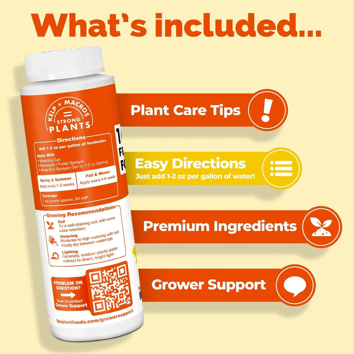 TPS NUTRIENTS Liquid 10-10-10 Fertilizer for Plants, Triple 8 oz (1/2 Pint)