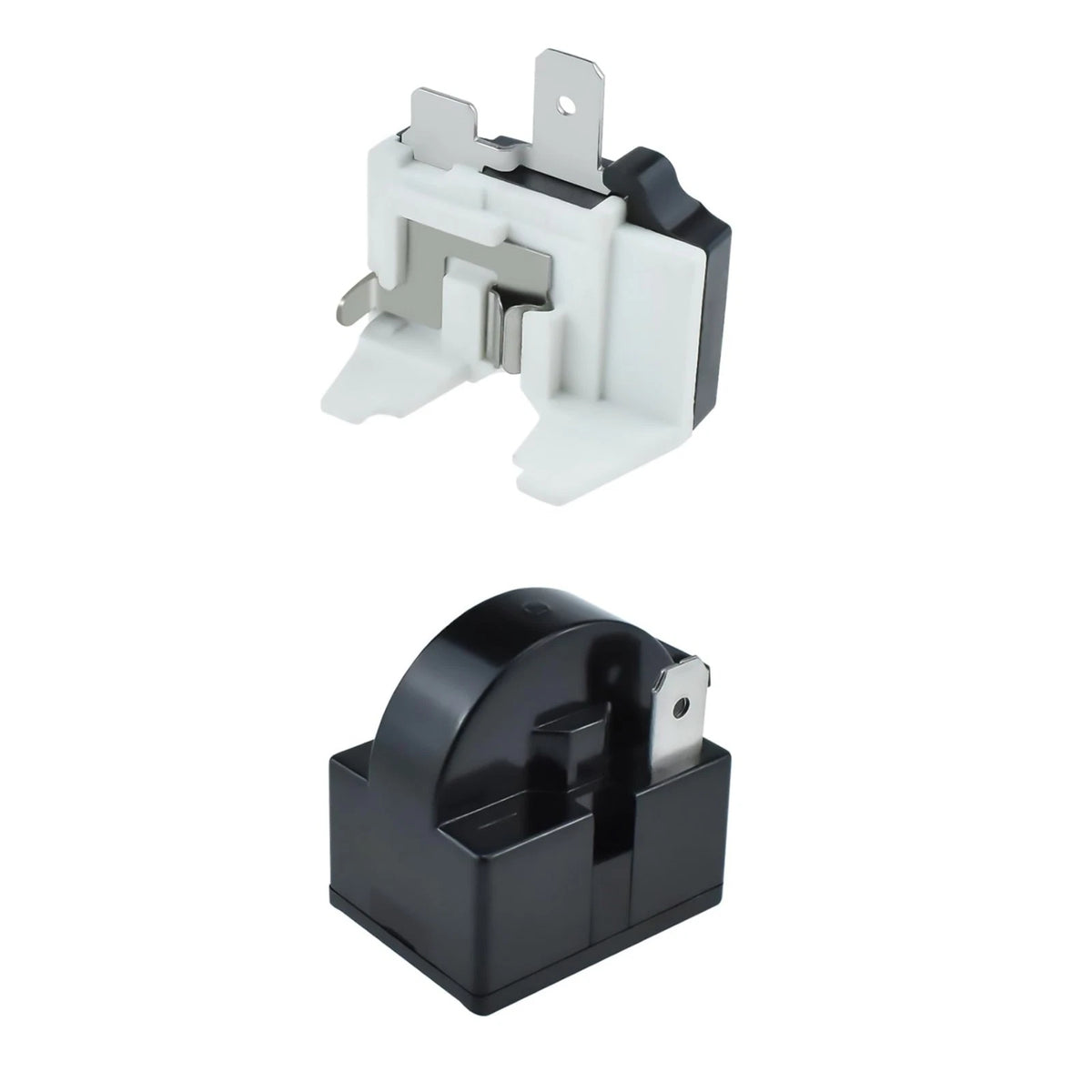 Starter Relay And Overload Protector 1 Pin 4.7 Ohm For Refrigerator Deep Freezer