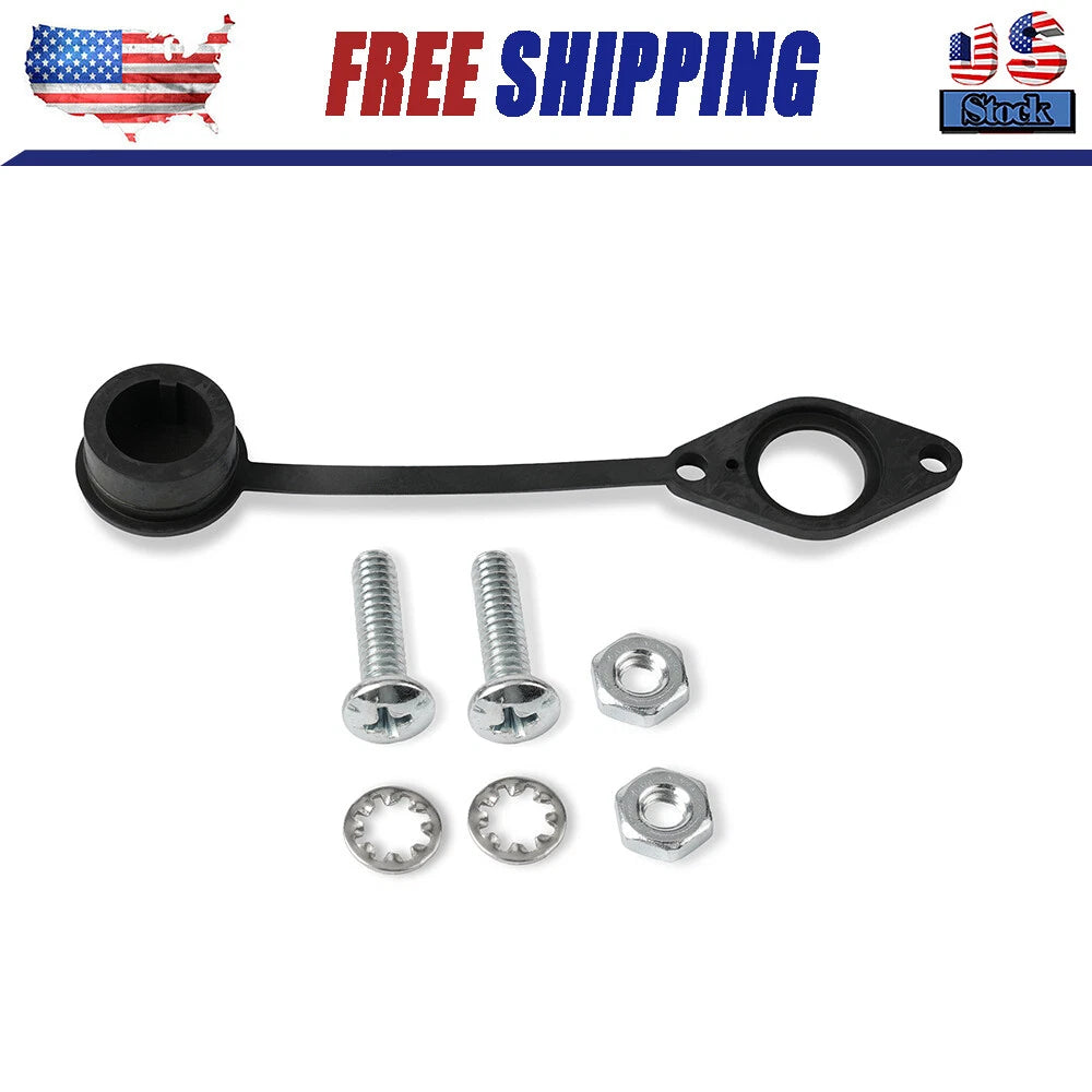 Truck Electric Winches Remote Control Socket Rubber Dust Cover Cap Mount Kit