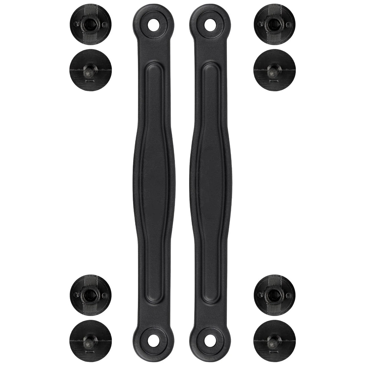 SOPROM Replacement Rivets with Heel Straps for Croc 7 Women/Men 5, Black