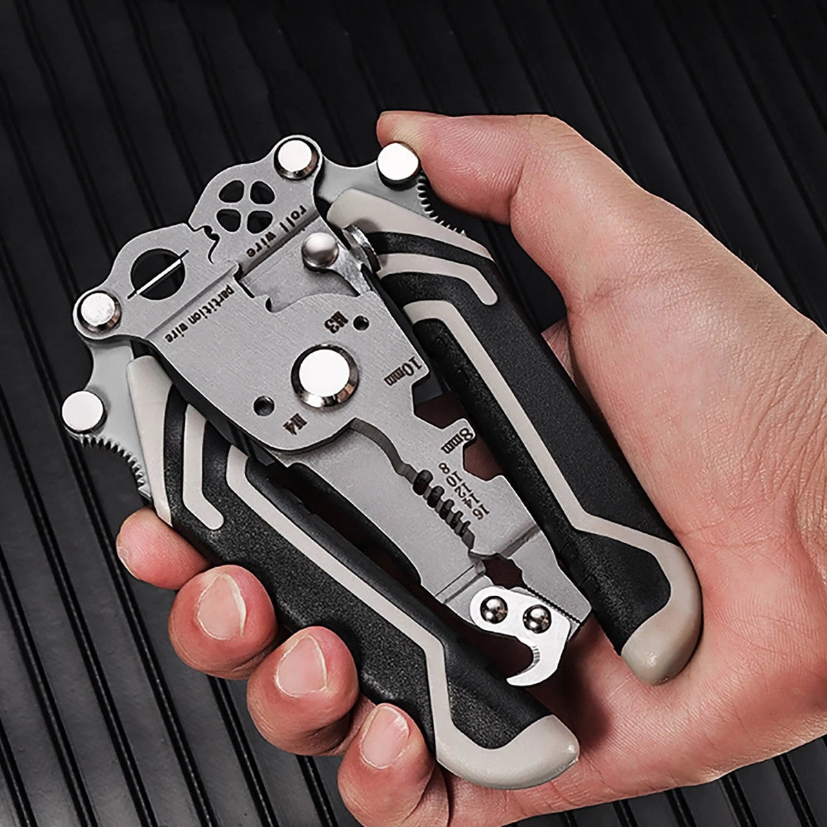 18 in 1 Foldable Wire Stripper Multifunctional Professional Wire Stripper
