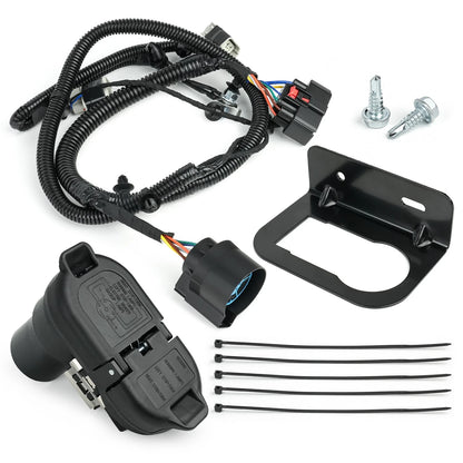 Rear Bumper Tow Connector Harness Kit For Ford F-150 2015-2020 HL3Z-13A576-D