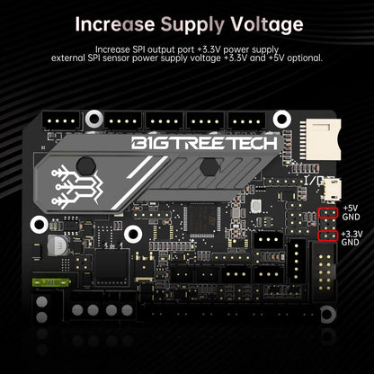 BIGTREETECH SKR Mini E3 V3.0 Control Board with TMC2209 UART Stepper Black