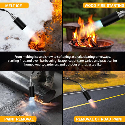 Propane Torch Weed Burner, 1,800,000 BTU Outdoor with 10FT High...