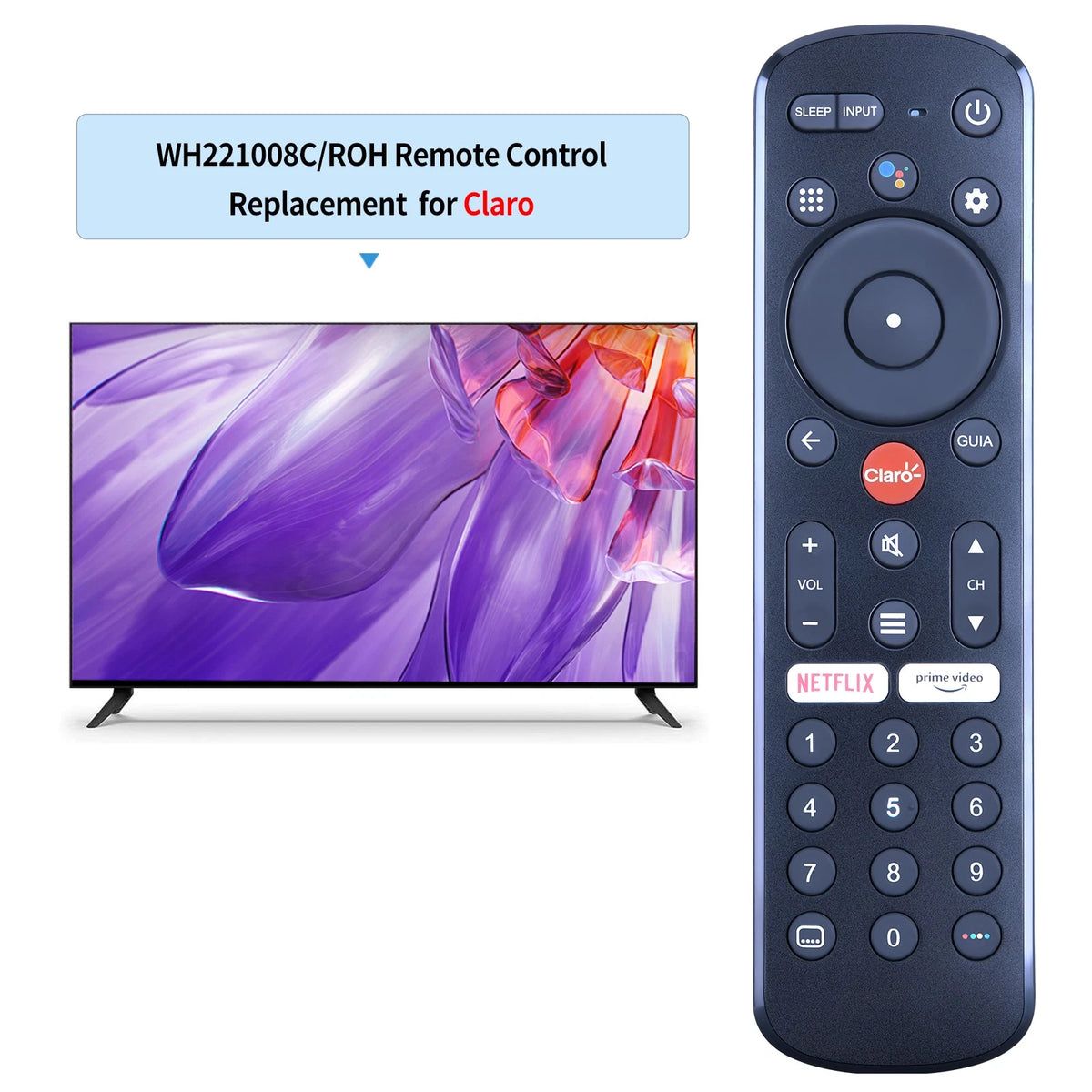 Voice Remote Control For Claro TV WH221008C/ROH