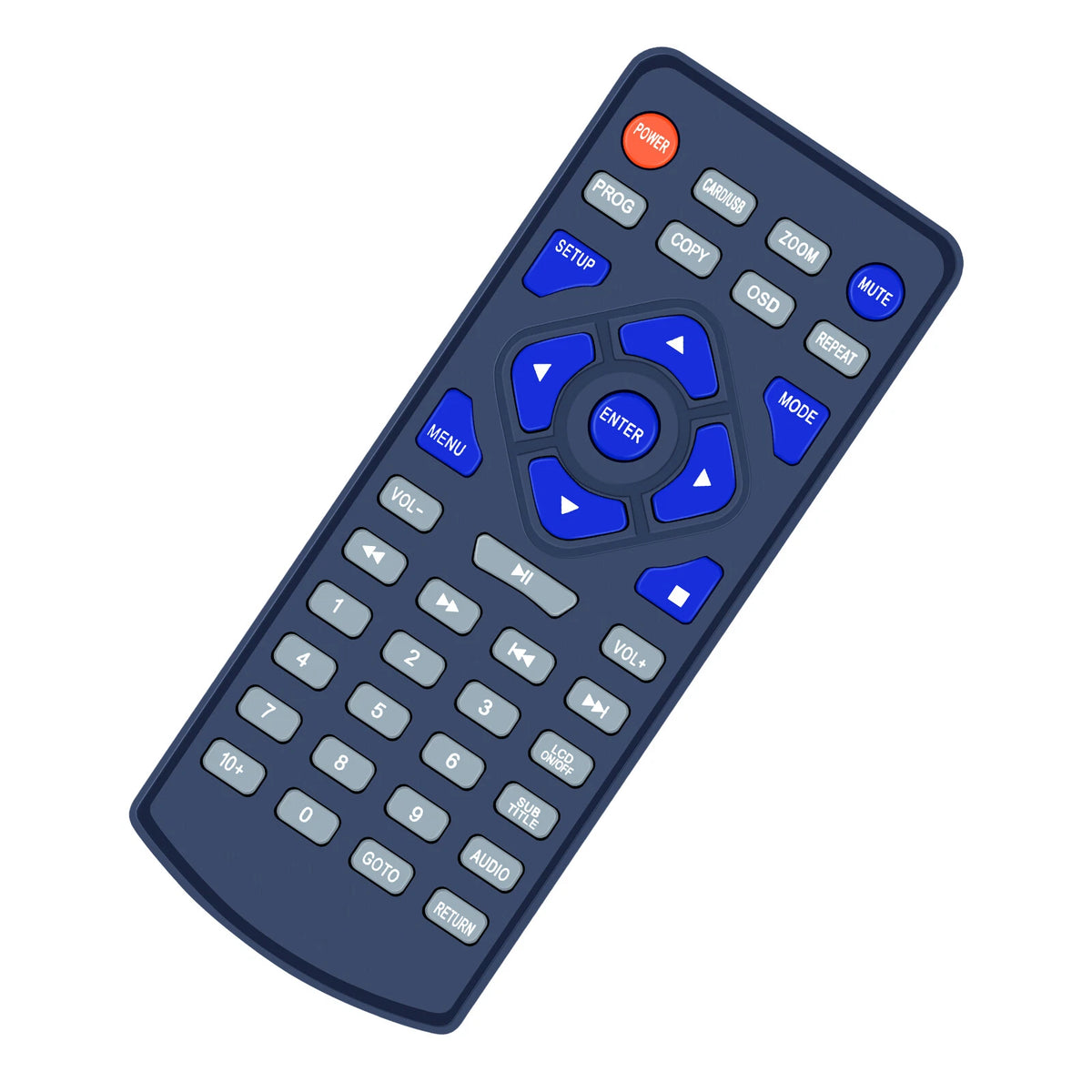 Remote Control For Trexonic TRX-1580 925109881M TR-D12 Portable DVD Player