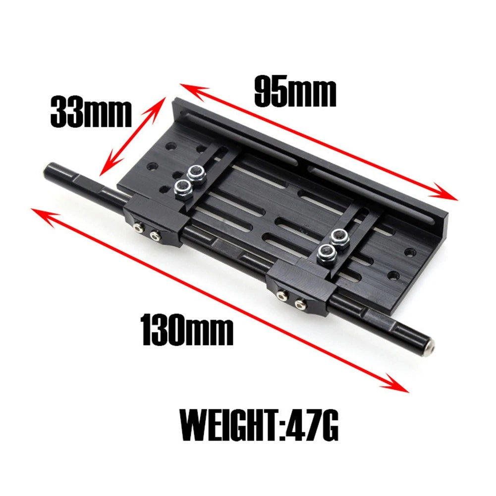 2Pcs Rock Slider Metal Pedal for Axial SCX10 90046 Traxxas TRX4 1:10 RC Crawler