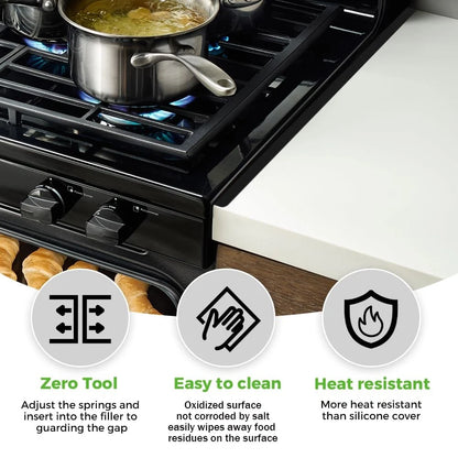 Stove Gap Covers,Stove Filler, Range Trim Kit, black-23.4