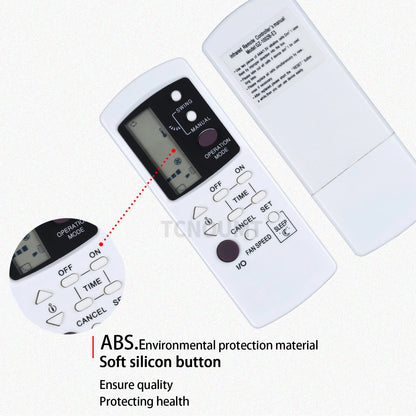 GZ-1002B-E3 Remote Control For Westinghouse Onida Air Conditioner GZ-1002A-E3