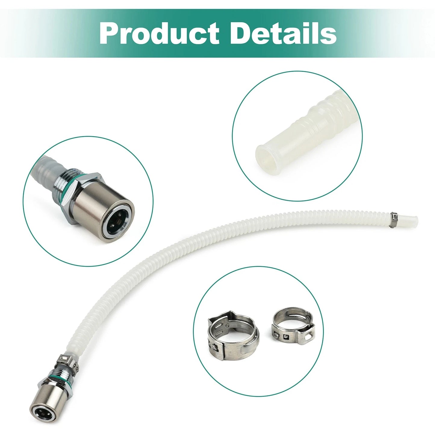 Fuel Line Check Valve Fitting Assembly Quick Connect For Harley-Davidson Road