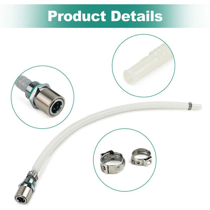 Fuel Line Check Valve Fitting Assembly Quick Connect For Harley-Davidson Road