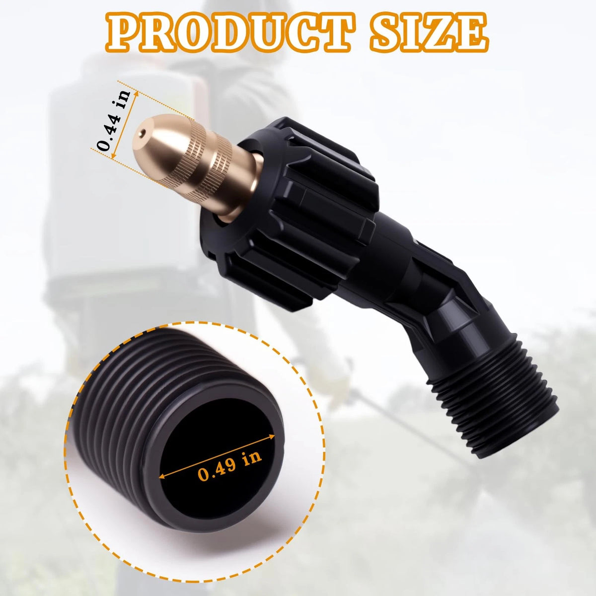 XDDPRO Spray Nozzle Holder 4247-500-7500 Compatible Metal top and black body