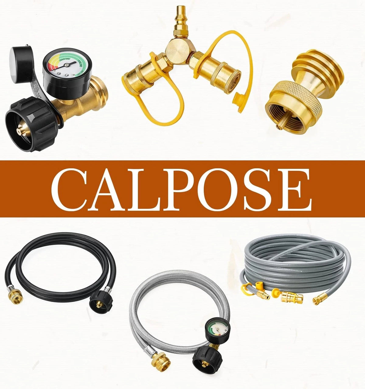 1/2” Gas Quick Connect Kit, LP Disconnect Connector & Male...