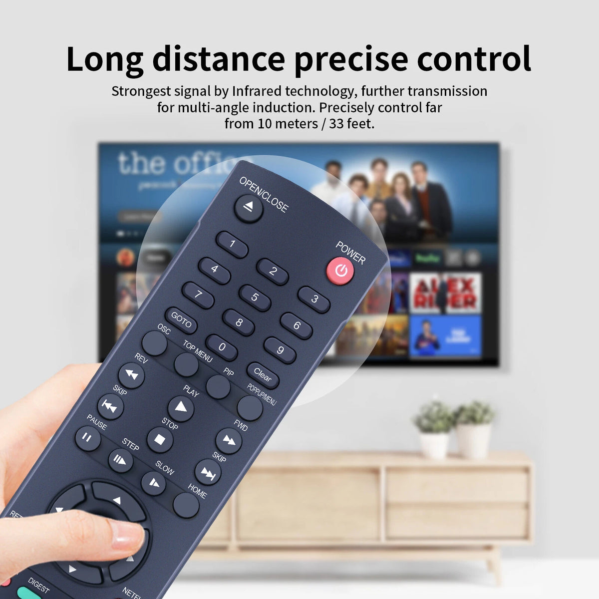 SE-R0418 Remote Control For Toshiba DVD Player BDK23 BDK23KU