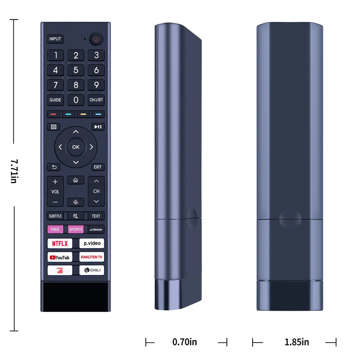 ERF3I80H Remote Control For Hisense TV ERF3A80 ERF3B80H ERF3C80H ERF3D80H