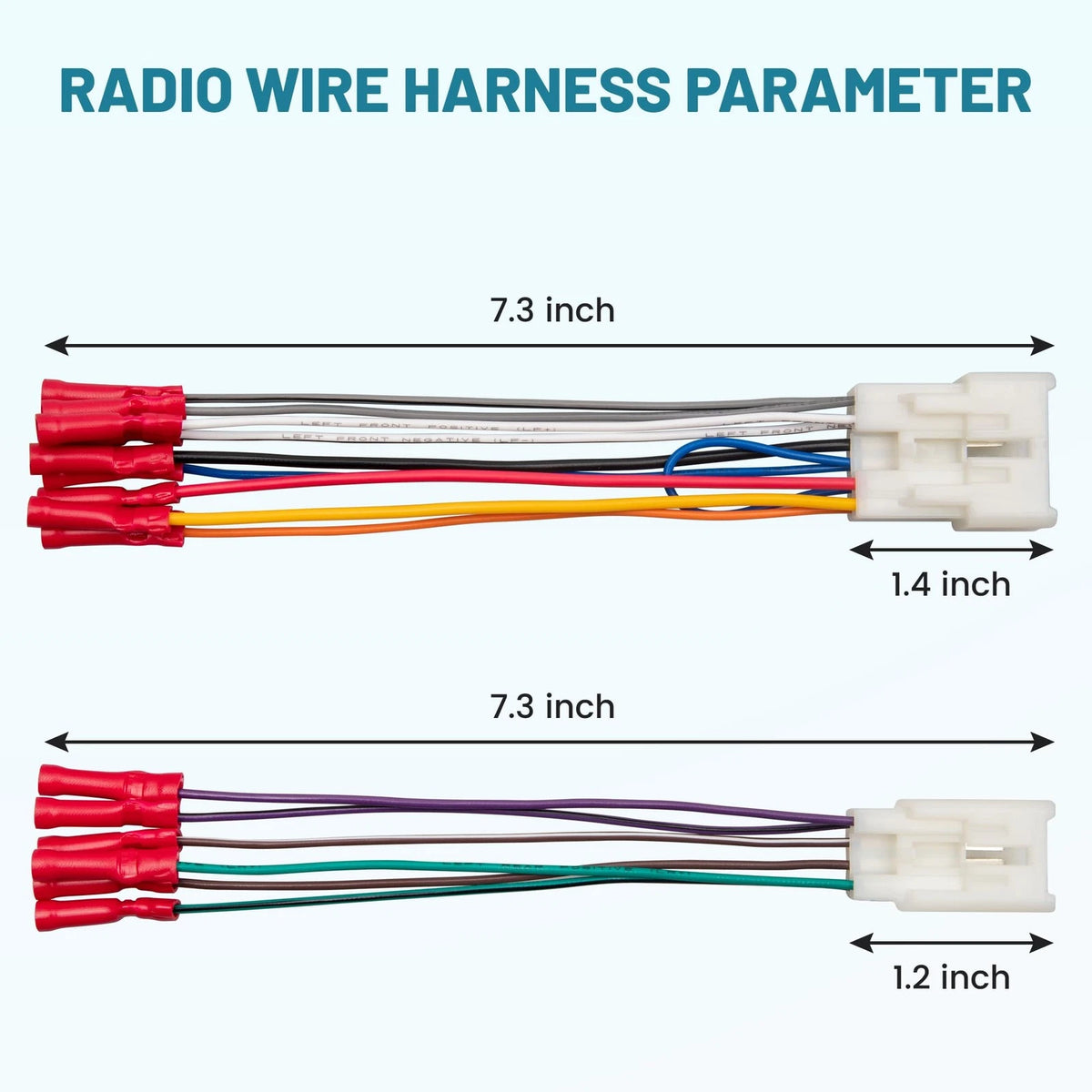 NuIth Car Radio Wiring Harness W/Butt Compatible with 92-17 Toyota RAV4...