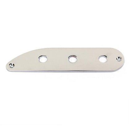 3 Holes Electric Guitar Bridge Switch Control Plate for TELE Style Bass Guitar