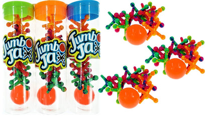 JA-RU Jumbo Jax Toy Set (3 Pack) Soft Rubber Jacks Game 3 Packs,