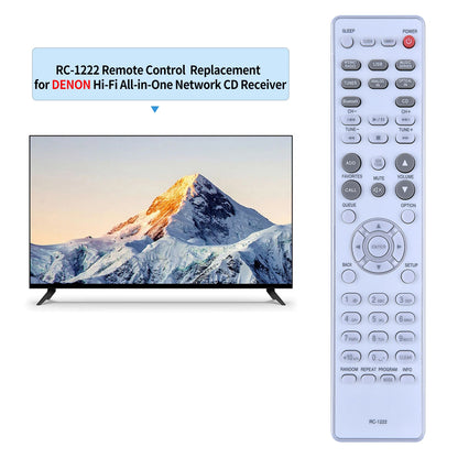 RC-1222 Remote Control For Denon Hi-Fi All-in-One Network CD Receiver RCD-N10