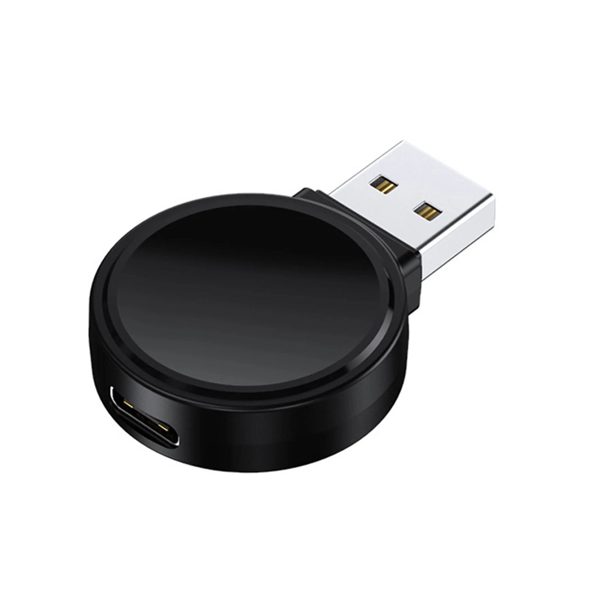 1Pc Black Wireless USB Type-C Charging Dock For Apple Watch 8 7 6 5 4 3 2 1