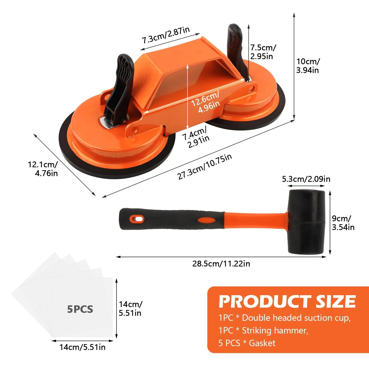 Floor Gap Fixer Tool, Plank Repair Kit, Dual Suction Cup Fix...