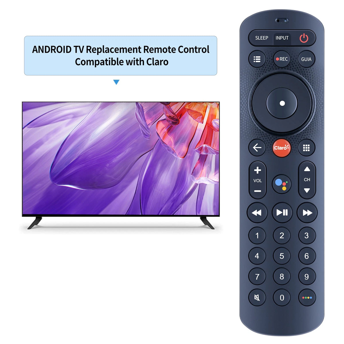 Voice Remote Control For Claro C8935 Android TV Box