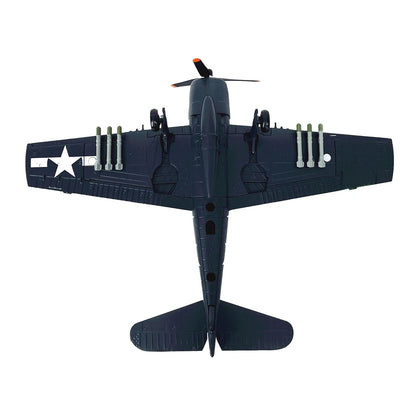 WWII Fighter Aircraft Model F6F Hellcat 1:72 Scale For Alloy Display