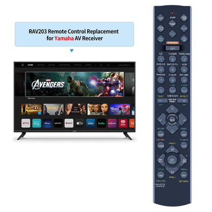 RAV203 V473170US For Yamaha AV Receiver Remote Control RX-V496 HTR-5240