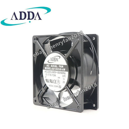 ADDA AA1282UB-AW Axial Fan AC 220/240V 0.17A 120*120*38MM High Speed Cooling Fan