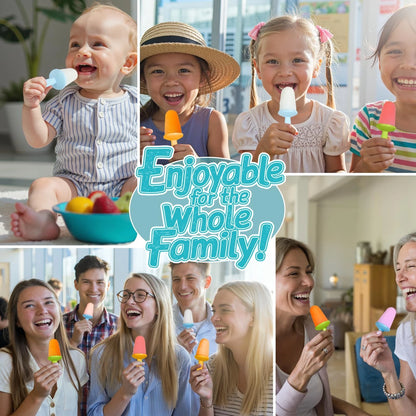 Silicone Popsicle Molds for Toddlers, 6-Cavity Mini 6 Cavities, Red