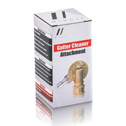 M MINGLE Gutter Cleaner Attachment, Pivoting Coupler for 240 Degree Rotation