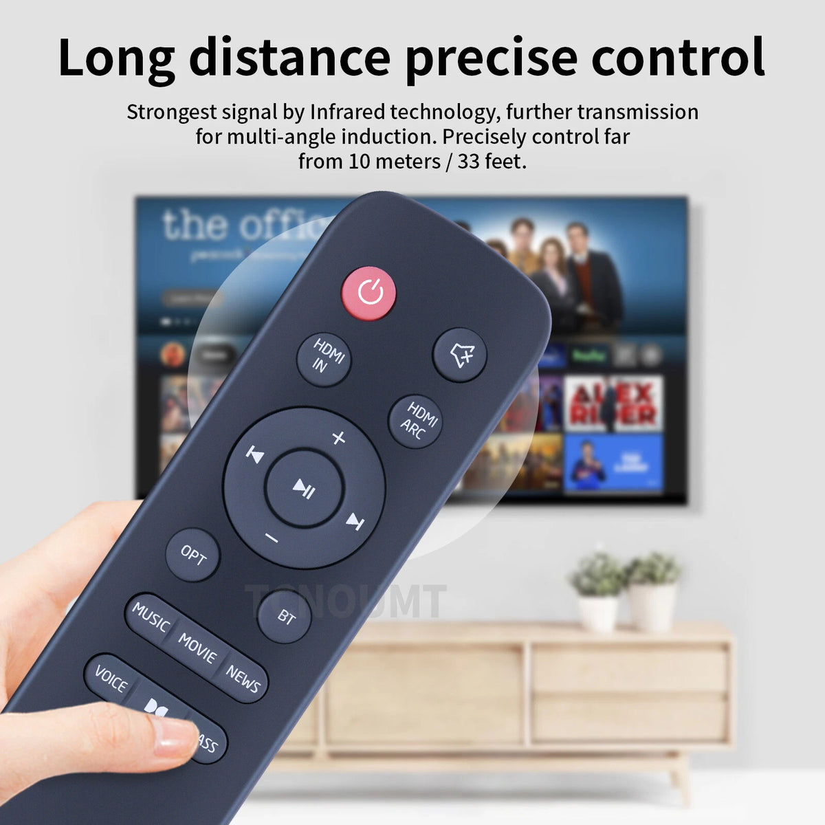 SB190 Replacement Remote Control For JBL Cinema SB190 2.1 Sound Bar System