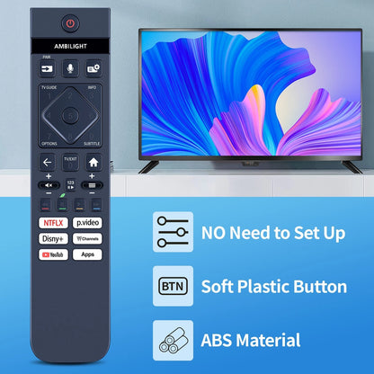 398GM10BEPHNE000SY Remote Control For Philips TV PUS8359, PUS8319, PUS8949,