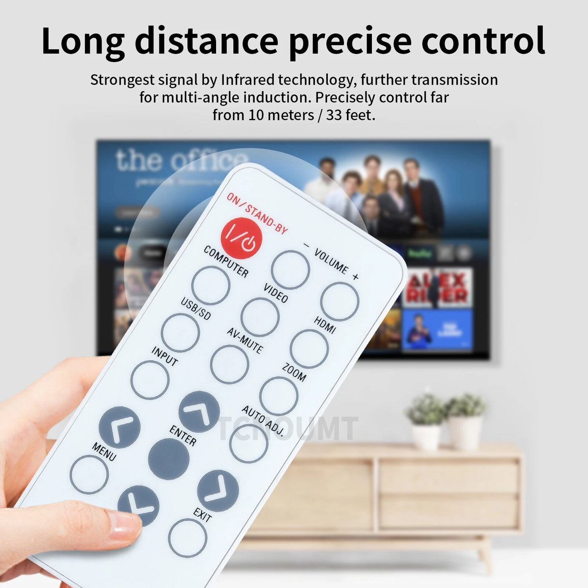 IR28012 Replacement Remote Control For Toshiba Projector NPX10A NPS10A