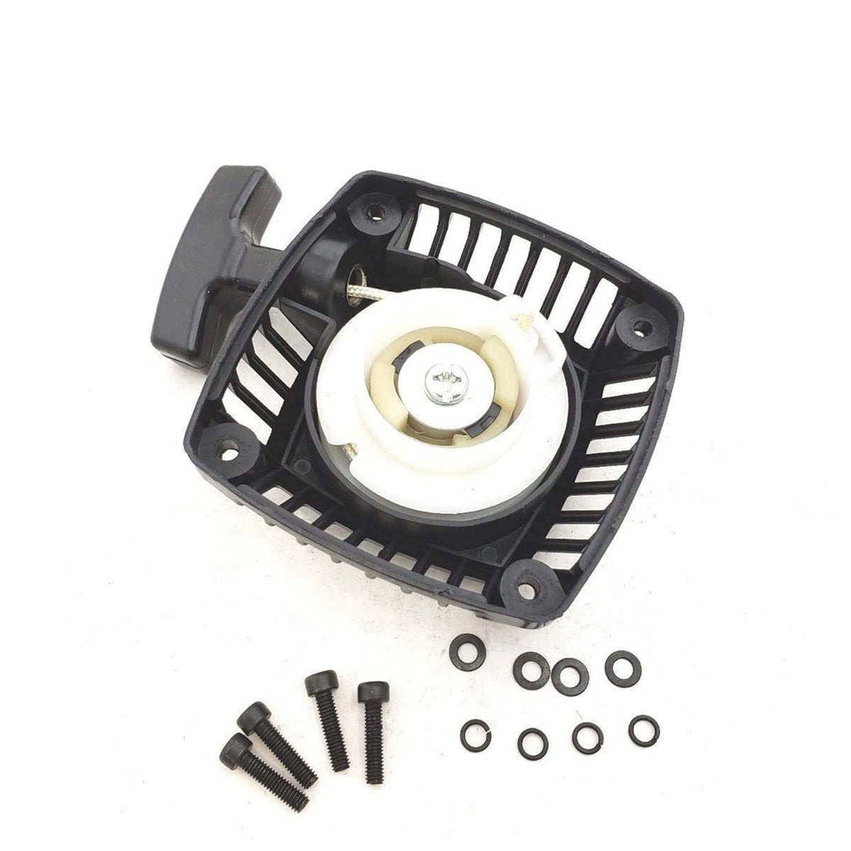 Pull Starter With 4 Screws 4 Locking Washers Adapter For HPI Baja 5B/5T