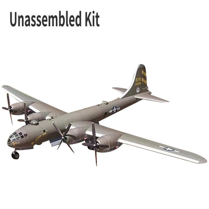 1/47 Unassembled B-29 Super Fortress Bomber Paper Aircraft Model Handmade Model