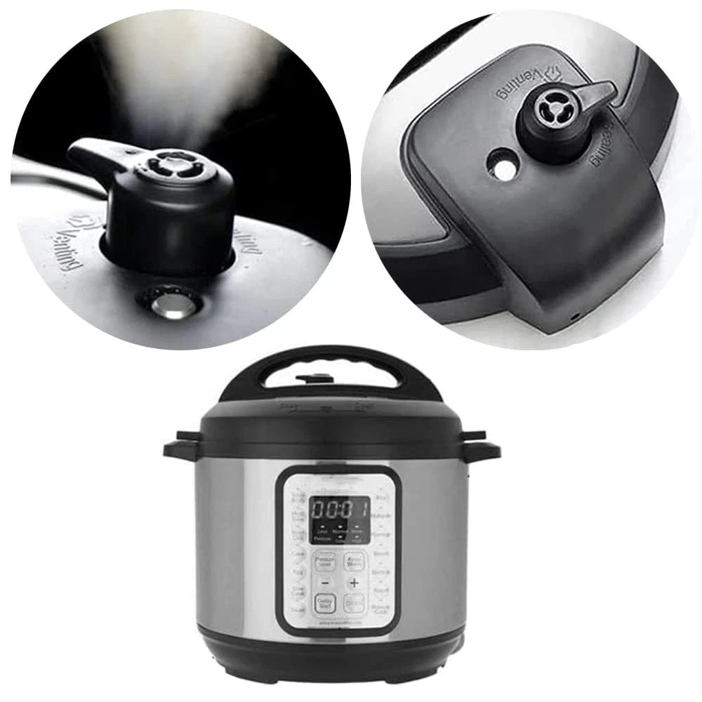Steam Release Handle,Float Valve Replacement Parts with Anti-Block Shield DUO