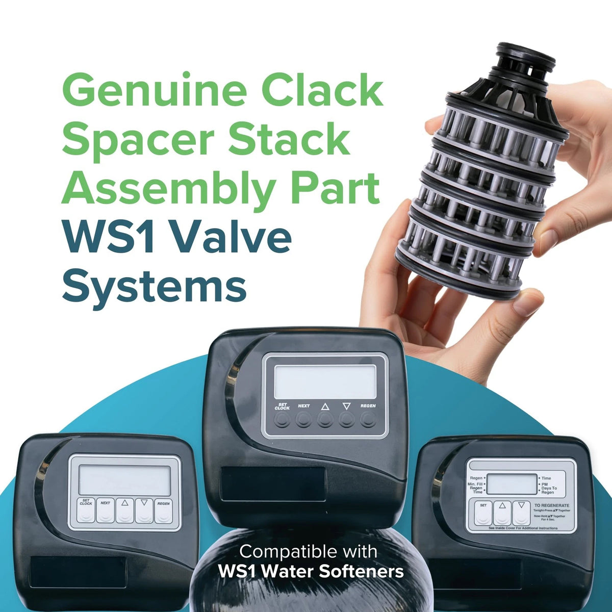 Better Home Water  OEM Clack V3005-02 WS1 Spacer Stack Assembly...