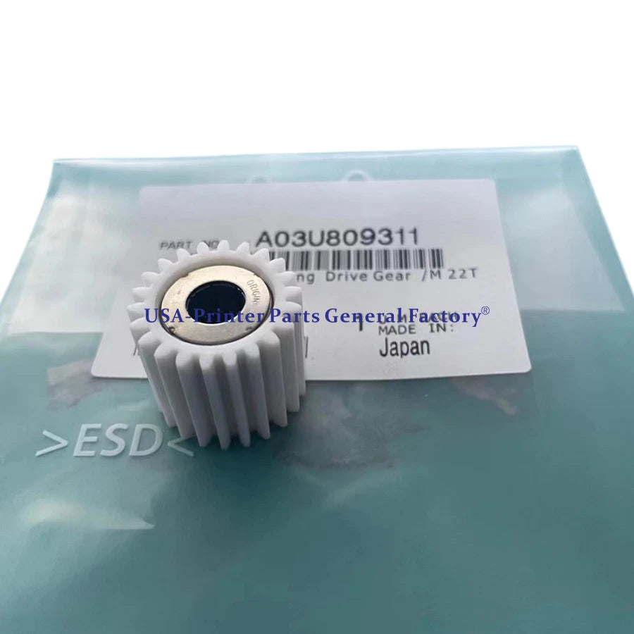 2PCS A03U809311 Drive Gear Kit For Konica Minolta C6501 7000 6500 6000