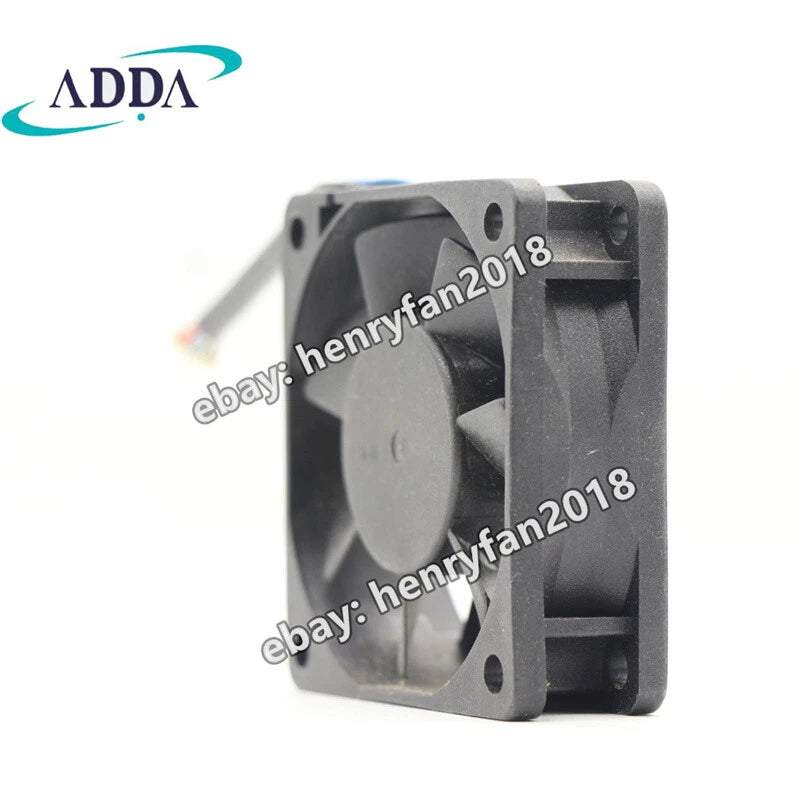 ADDA Fan AD0612HB-C76GL DC 12V 0.16A 60*60*20mm 3Pin Brushless Case Cooling Fan