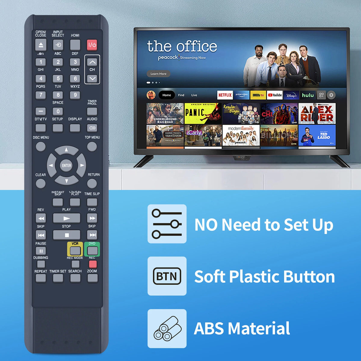 SE-R0294 For Toshiba DVD Player Remote Control D-VR660 D-VR670 D-VR670KU