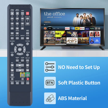 SE-R0294 For Toshiba DVD Player Remote Control D-VR660 D-VR670 D-VR670KU