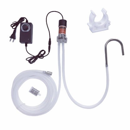 Food Grade Electric Water Transfer Pump, 110V Adjustable Flow Black and Clear
