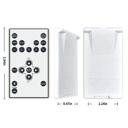 For Tivoli Audio PAL+ PALPRWHT Replacement Remote Control